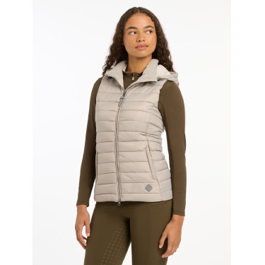 Mouwloze bodywarmer met capuchon LeMieux Tilly dames As Marineblauw