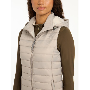 Mouwloze bodywarmer met capuchon LeMieux Tilly dames As Marineblauw