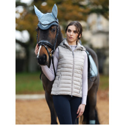 Mouwloze bodywarmer met capuchon LeMieux Tilly dames As Marineblauw