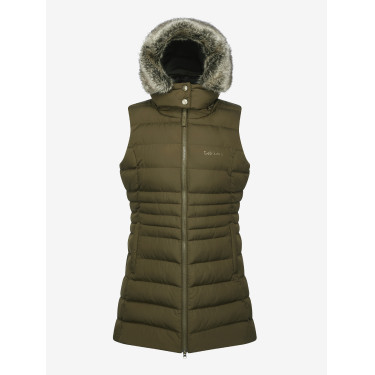 Mouwloze gewatteerde bodywarmer LeMieux Harper Longline dames Mouwloze gewatteerde bodywarmer LeMieux Harper Longline dames