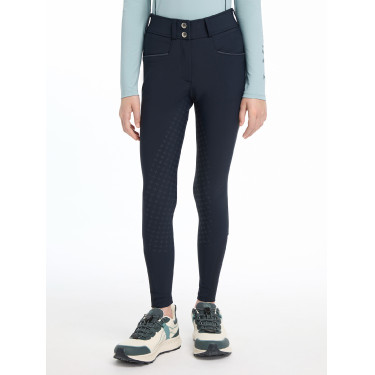 Broek LeMieux siliconen zitvlak Izzy Young Rider Marine Marineblauw