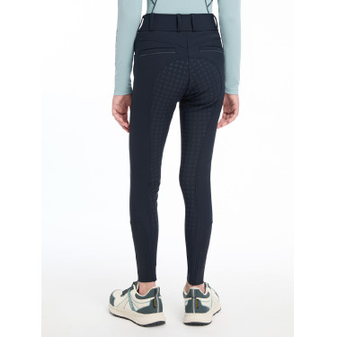 Broek LeMieux siliconen zitvlak Izzy Young Rider Marine Marineblauw