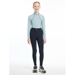 Broek LeMieux siliconen zitvlak Izzy Young Rider Marine Marineblauw