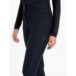 LeMieux kniestuk grip broek Isabelle dames Marine Marineblauw