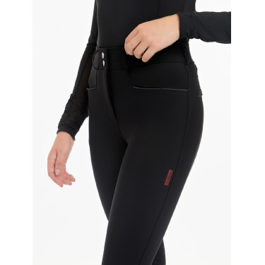 LeMieux kniestuk grip broek Isabelle dames Zwart