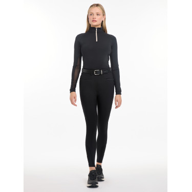 Pantalon LeMieux grip genoux Isabelle femme Noir