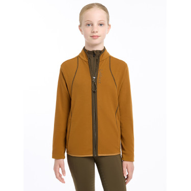 Polaire LeMieux met ritssluiting Felicity Young Rider Gember Bruin