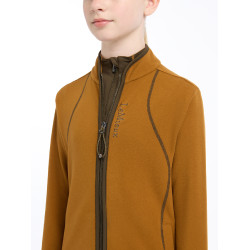 Polaire LeMieux à fermeture éclair Felicity Young Rider Ginger Marron