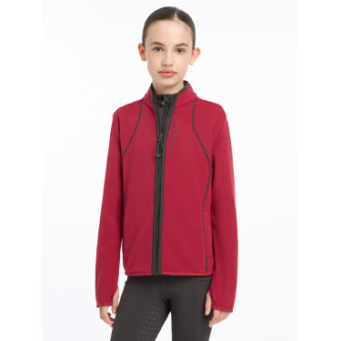 Polaire LeMieux met ritssluiting Felicity Young Rider Gloed Bordeaux