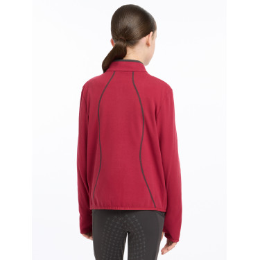 Polaire LeMieux met ritssluiting Felicity Young Rider Gloed Bordeaux