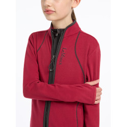 Polaire LeMieux met ritssluiting Felicity Young Rider Gloed Bordeaux