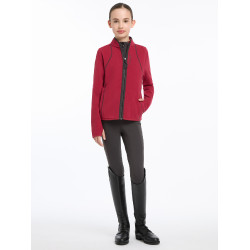 Polaire LeMieux met ritssluiting Felicity Young Rider Gloed Bordeaux