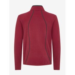Polaire LeMieux met ritssluiting Felicity Young Rider Gloed Bordeaux