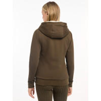 LeMieux Leia gevoerde hoodie Asgrauw Bordeaux LeMieux Leia gevoerde hoodie Asgrauw Bordeaux
