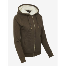 Sweat à capuche LeMieux doublé Leia Alpine Marron