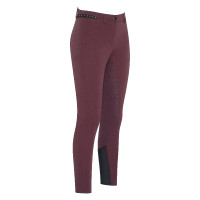 Pantalon d'équitation Euro-star Equitation Queen Diamond FullGrip été Baie noire