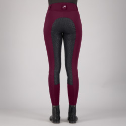 Pantalon d'équitation Euro-star Equitation Queen Diamond FullGrip été Baie noire Bordeaux Pantalon d'équitation Euro-star Equitation Queen Diamond FullGrip été Baie noire Bordeaux