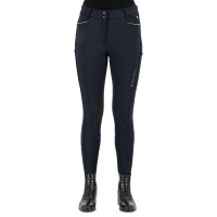 Pantalon d'équitation Euro-Star Arielle thermaline FullGrip Noir