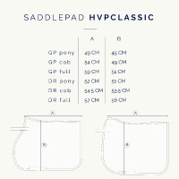 Zadeldek HV Polo Classic GP Zwart