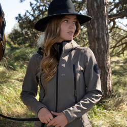 Veste Tech Shell HV Polo Hailey Stone Gris Veste Tech Shell HV Polo Hailey Stone Gris