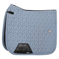 Tapis de selle HV Polo Essential Dressage Brume bleue foncé Tapis de selle HV Polo Essential Dressage Brume bleue foncé