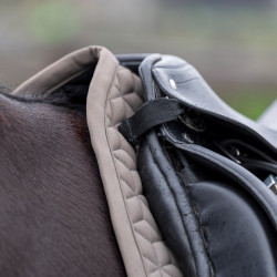 Tapis de selle HV Polo Essential Dressage Stone Gris Tapis de selle HV Polo Essential Dressage Stone Gris