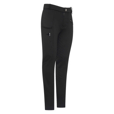 Pantalon d'équitation Easy Rider Joy Winter FullGrip Kids Noir
