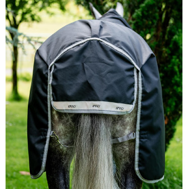 Couverture Horseware Amigo Bravo 12 XL 0g Noir / gris titanium / argent