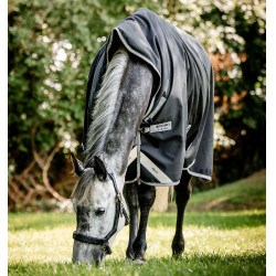 Horseware Dekens High Neck Amigo® Bravo 12 Original 250g 1200D Zwart / titaniumgrijs / zilver