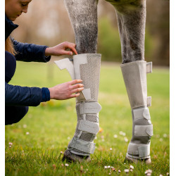 Guêtres Anti-mouches Rambo® Tech-Fit Horseware Argent