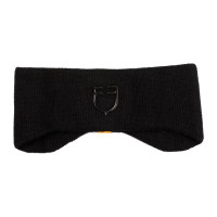 Bandeau Equestro unisexe en laine côtelée avec protection d'oreilles et logo Noir Bandeau Equestro unisexe en laine côtelée avec protection d'oreilles et logo Noir