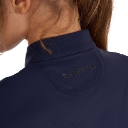 Base Layer Equestro d'entraînement à manches longues fille Marine blazer Bleu marine Base Layer Equestro d'entraînement à manches longues fille Marine blazer Bleu marine
