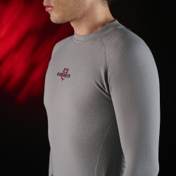 Base Layer homme manches longues Equestro Ridertechnology Oiseau moqueur Gris Base Layer homme manches longues Equestro Ridertechnology Oiseau moqueur Gris