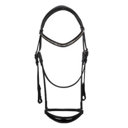 Bridon Dama van kalfsleer Acavallo Zwart