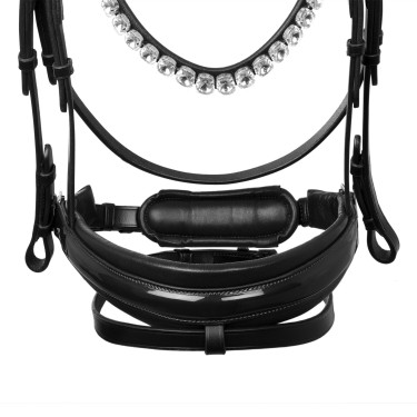 Bridon Ophelia en cuir de veau Acavallo Noir / noir Bridon Ophelia en cuir de veau Acavallo Noir / noir