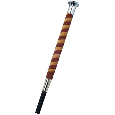 Korte Fleck-sjambok, handvat in nubuck