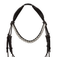 Bridon Ophelia en cuir de veau Acavallo Noir / noir Bridon Ophelia en cuir de veau Acavallo Noir / noir