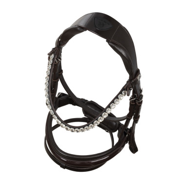 Bridon Ophelia van kalfsleer Acavallo Bruin / bruin Bridon Ophelia van kalfsleer Acavallo Bruin / bruin