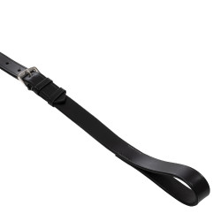 Collier de chasse Equestro anatomique en cuir Noir