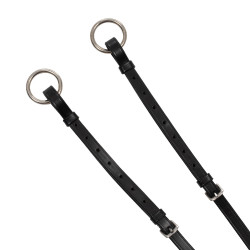 Collier de chasse Equestro anatomique en cuir Noir