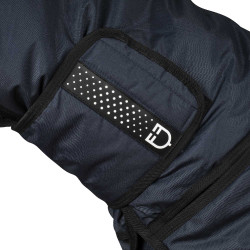 Couvre-cou de paddock en tissu rip-stop Equestro Marine Bleu marine Couvre-cou de paddock en tissu rip-stop Equestro Marine Bleu marine