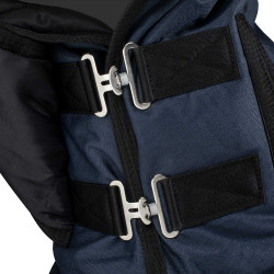 Paddock halsbeschermer van ripstop-stof Equestro Marine Marineblauw