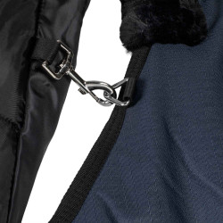 Paddock halsbeschermer van ripstop-stof Equestro Marine Marineblauw