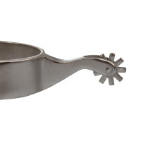 Éperons Pool's unisexes en acier avec molette dentée Éperons Pool's unisexes en acier avec molette dentée