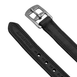 Étrivières Supreme Softy Buff doublure en nylon et boucle courbée en acier inoxydable Noir Étrivières Supreme Softy Buff doublure en nylon et boucle courbée en acier inoxydable Noir