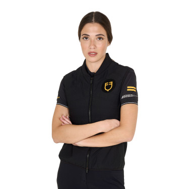 Slim fit damesgilet collectie Scuderia in technisch materiaal Equestro