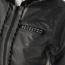 Technische transparante regenjas dames Equestro Grijs