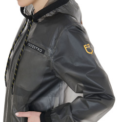 Technische transparante regenjas dames Equestro Grijs