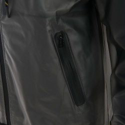 Technische transparante regenjas heren Equestro Grijs