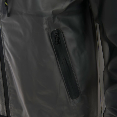 Technische transparante regenjas heren Equestro Grijs